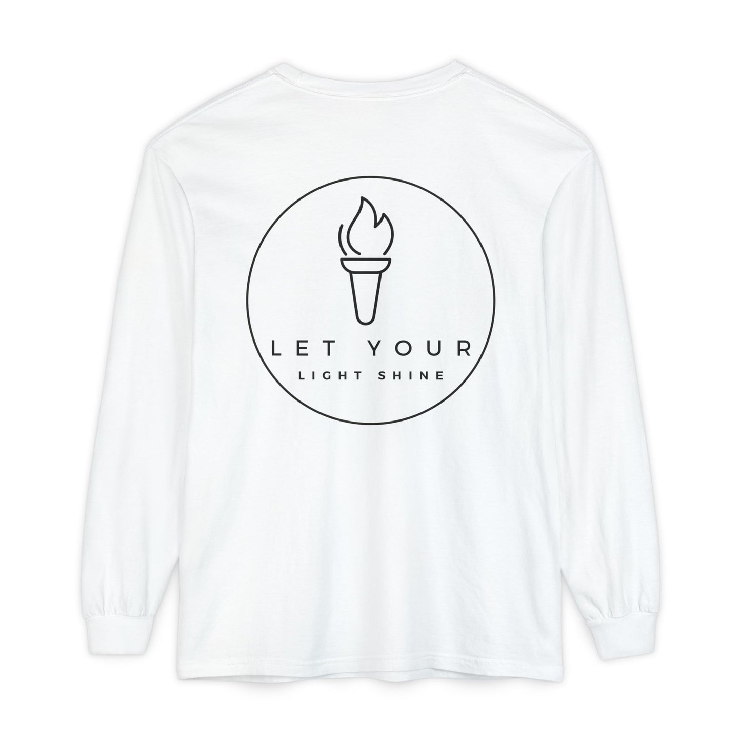 Let Your Light Shine Long Sleeve Tee (Matthew 17:20)