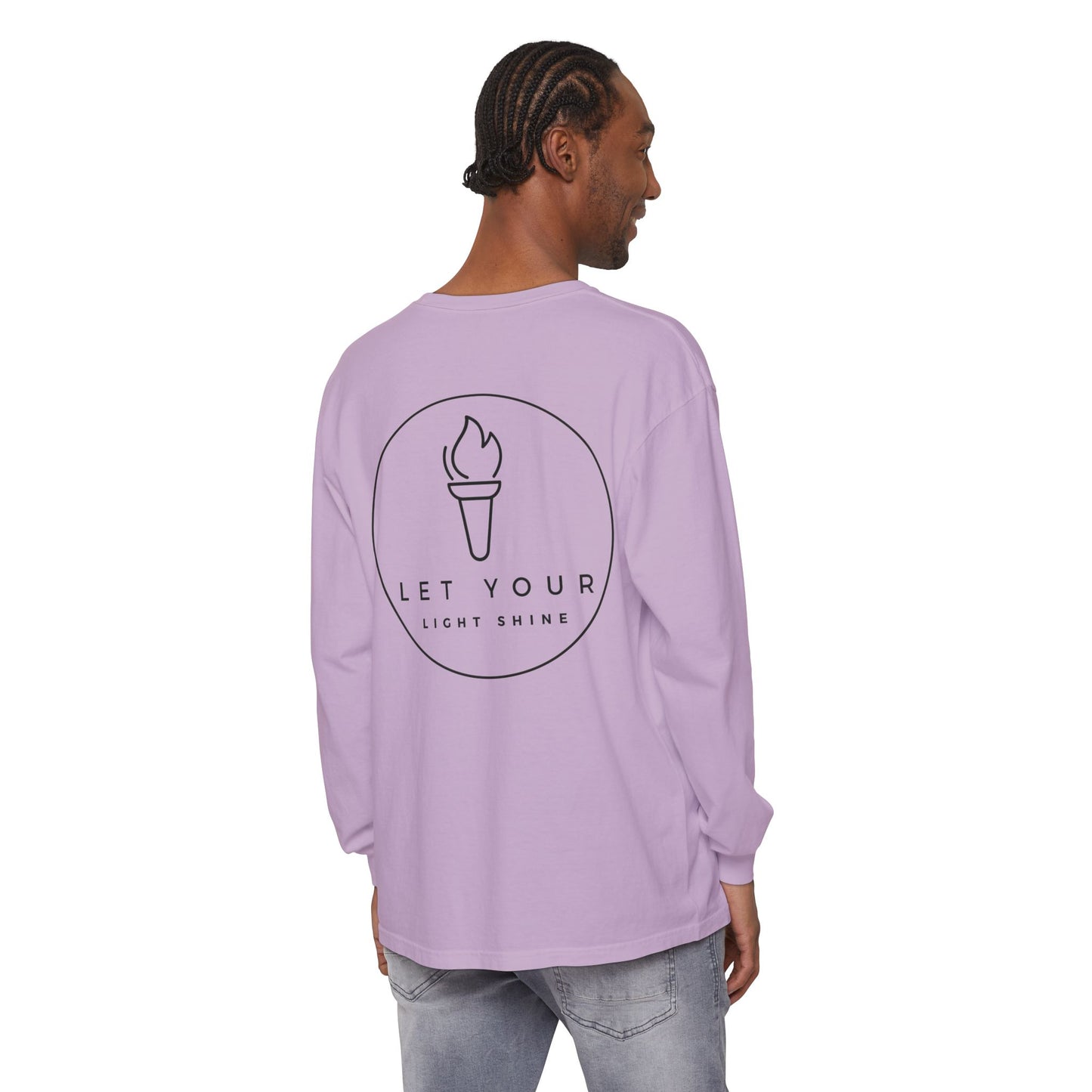 Let Your Light Shine Long Sleeve Tee (Matthew 17:20)