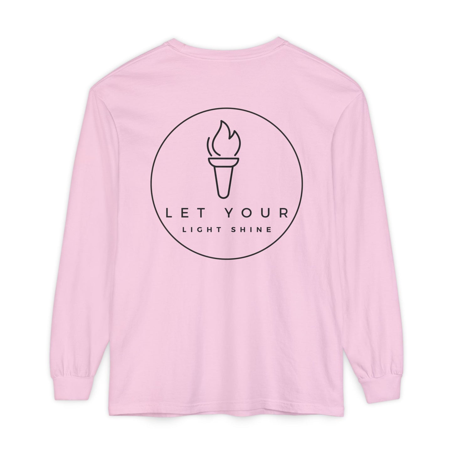Let Your Light Shine Long Sleeve Tee (Matthew 17:20)