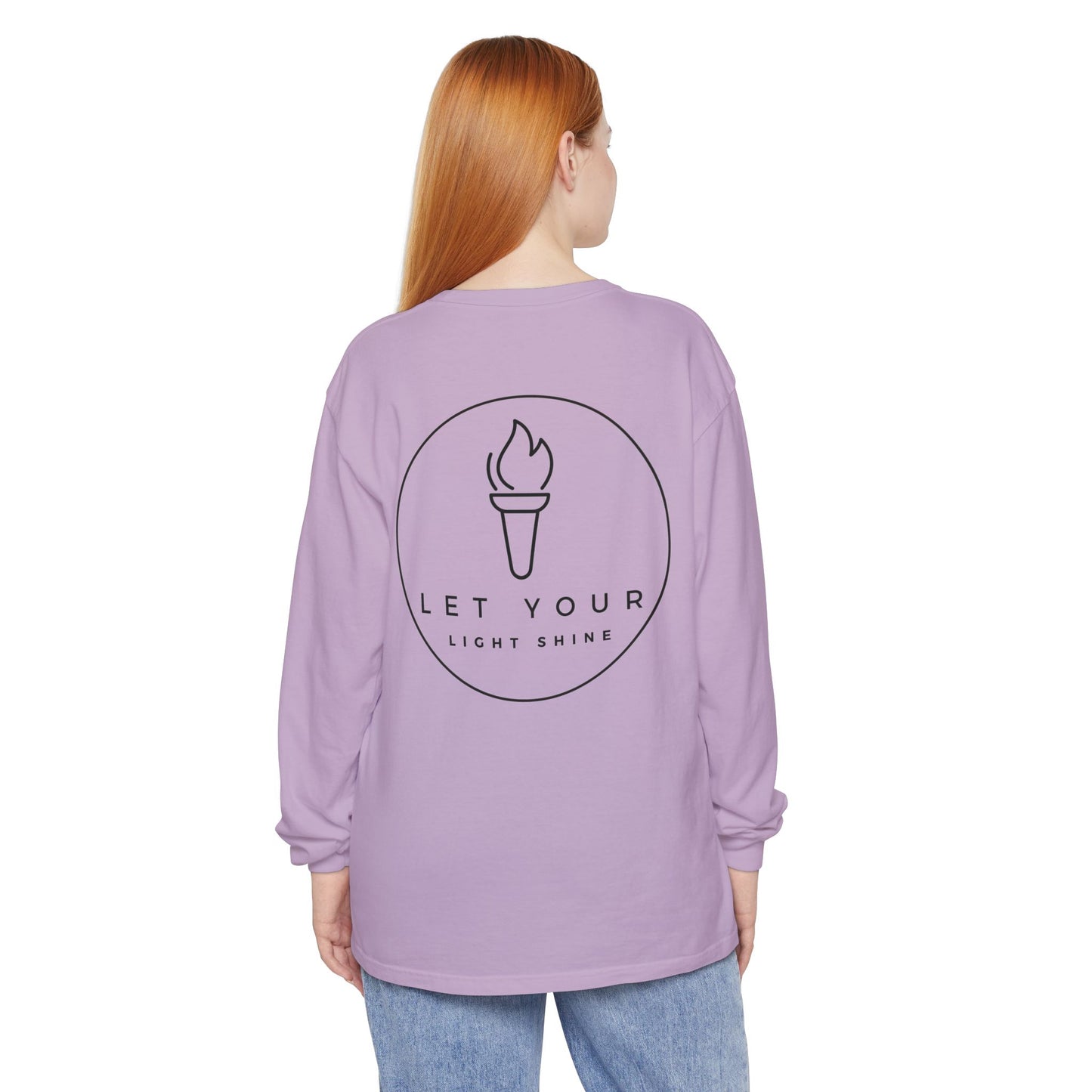 Let Your Light Shine Long Sleeve Tee (Matthew 17:20)