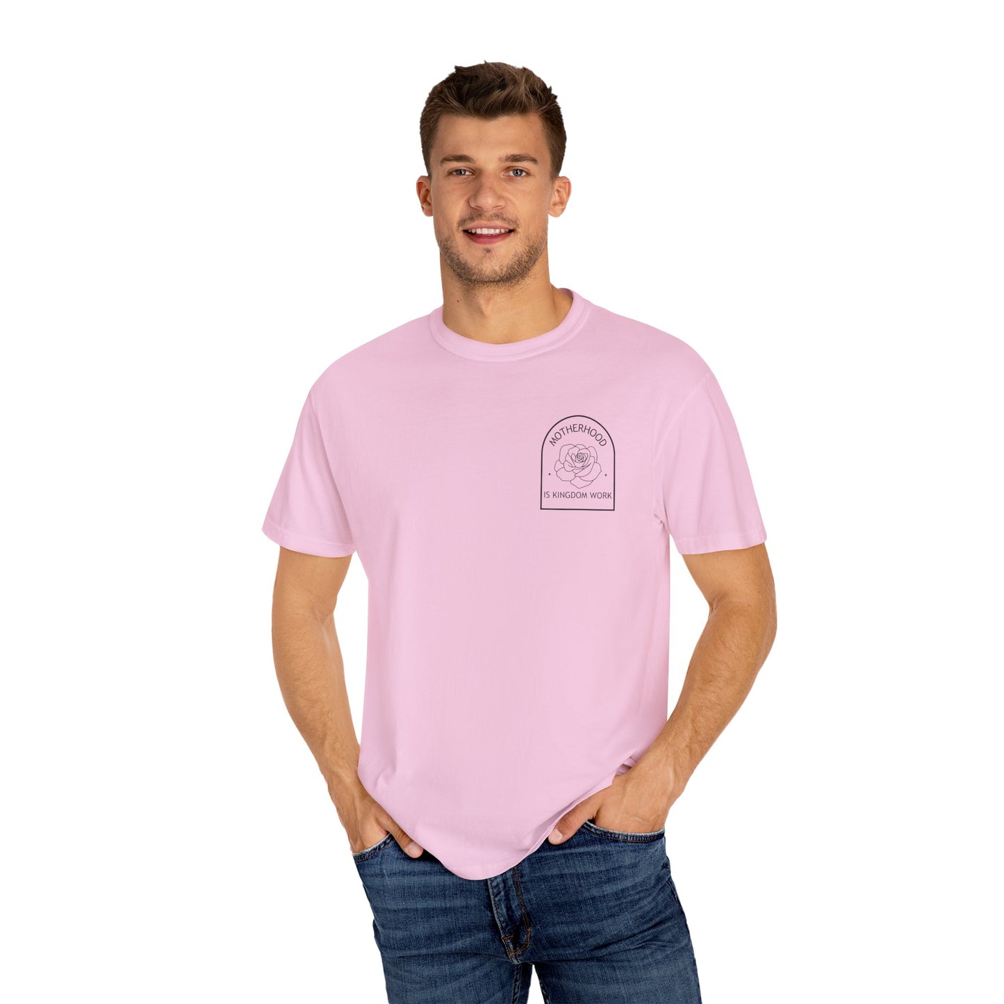 Motherhood Is Kingdom Work - Comfort Colors Tee