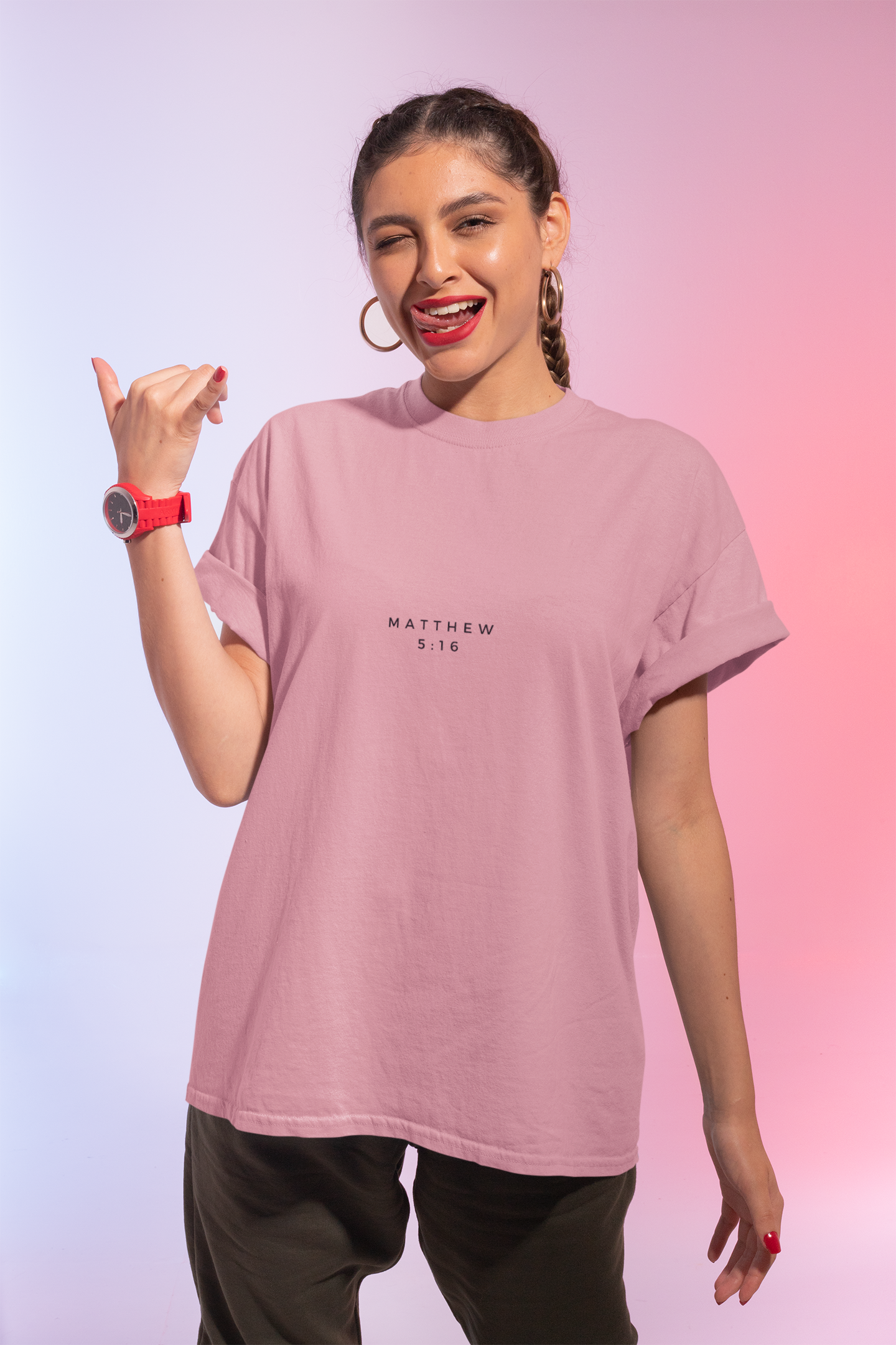 Let Your Light Shine Tee (Matthew 5:16)