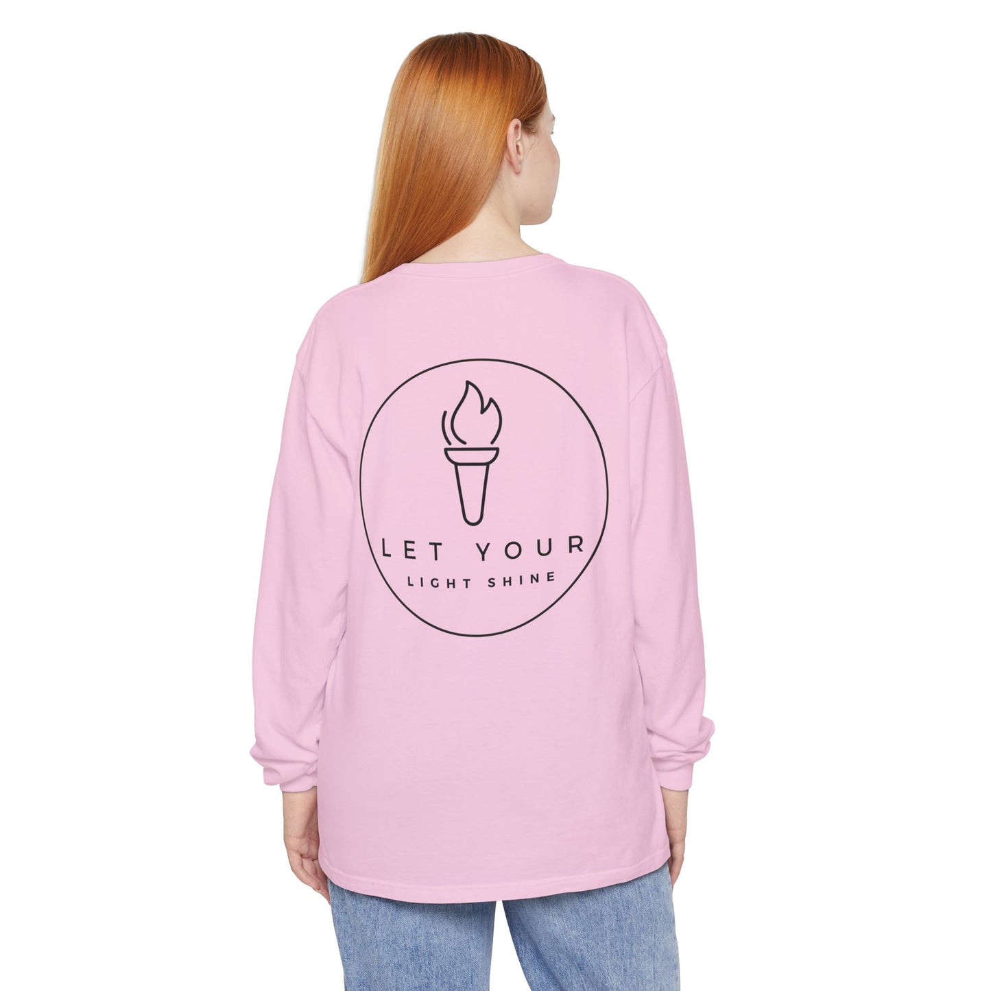 Let Your Light Shine Long Sleeve Tee (Matthew 17:20)
