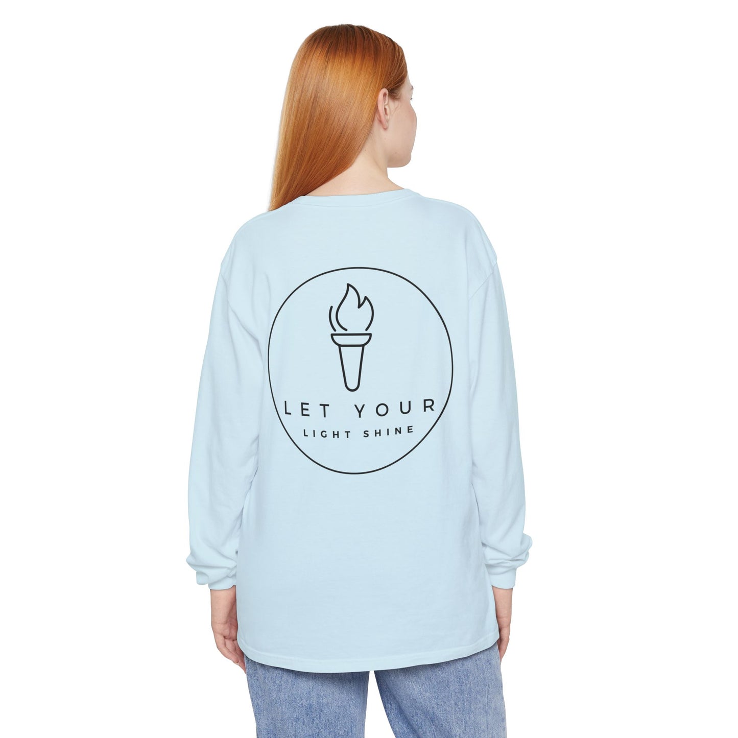 Let Your Light Shine Long Sleeve Tee (Matthew 17:20)
