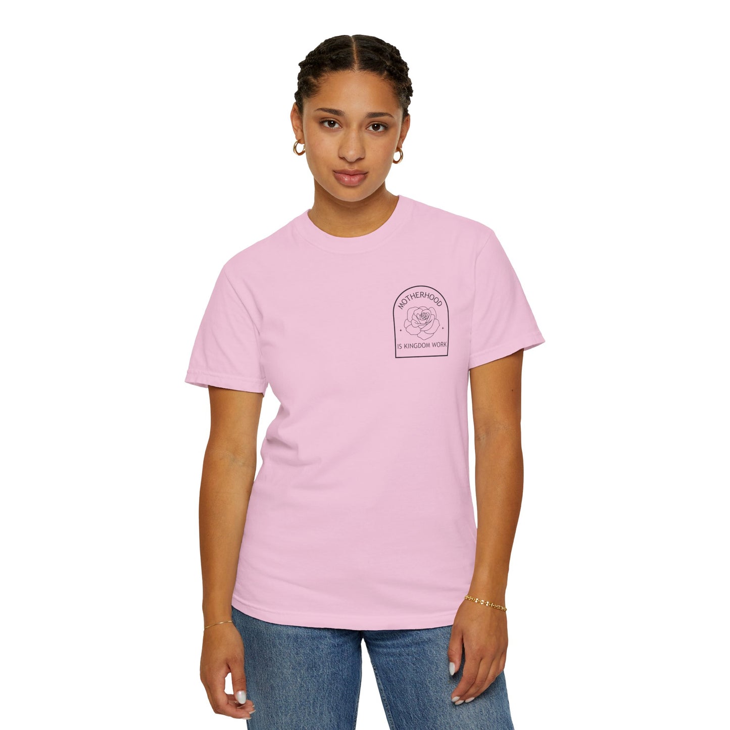 Motherhood Is Kingdom Work - Comfort Colors Tee