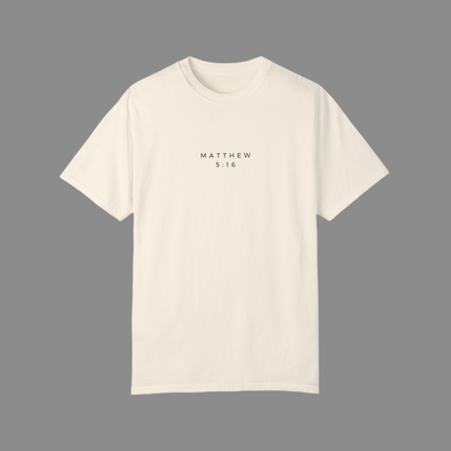 Let Your Light Shine Tee (Matthew 5:16)