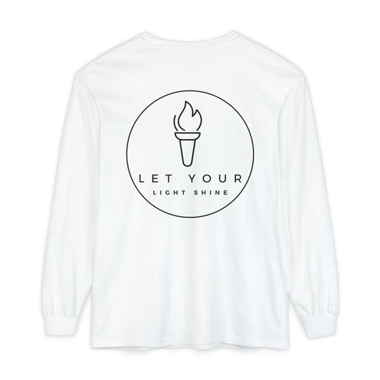 Let Your Light Shine Long Sleeve Tee (Matthew 17:20)
