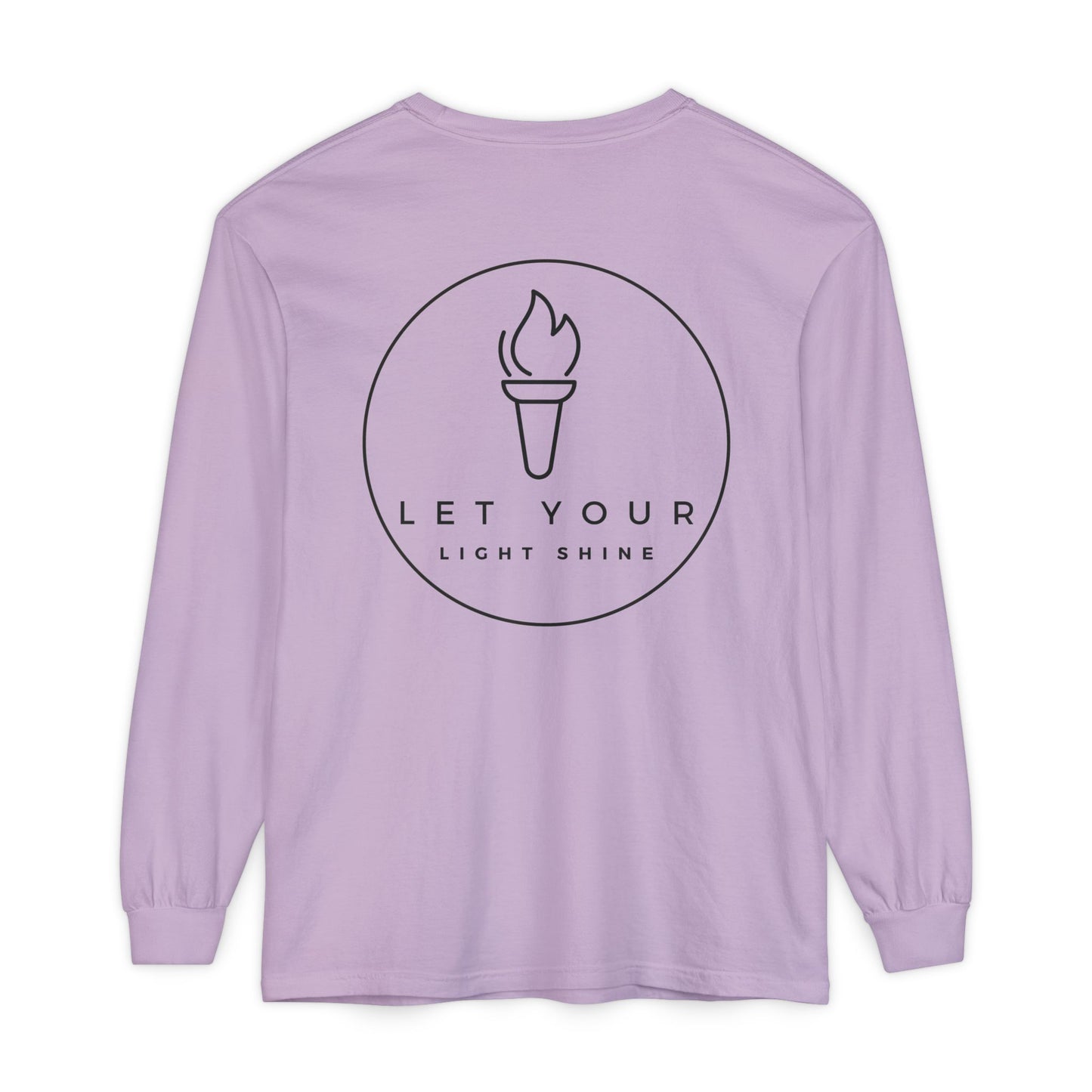 Let Your Light Shine Long Sleeve Tee (Matthew 17:20)