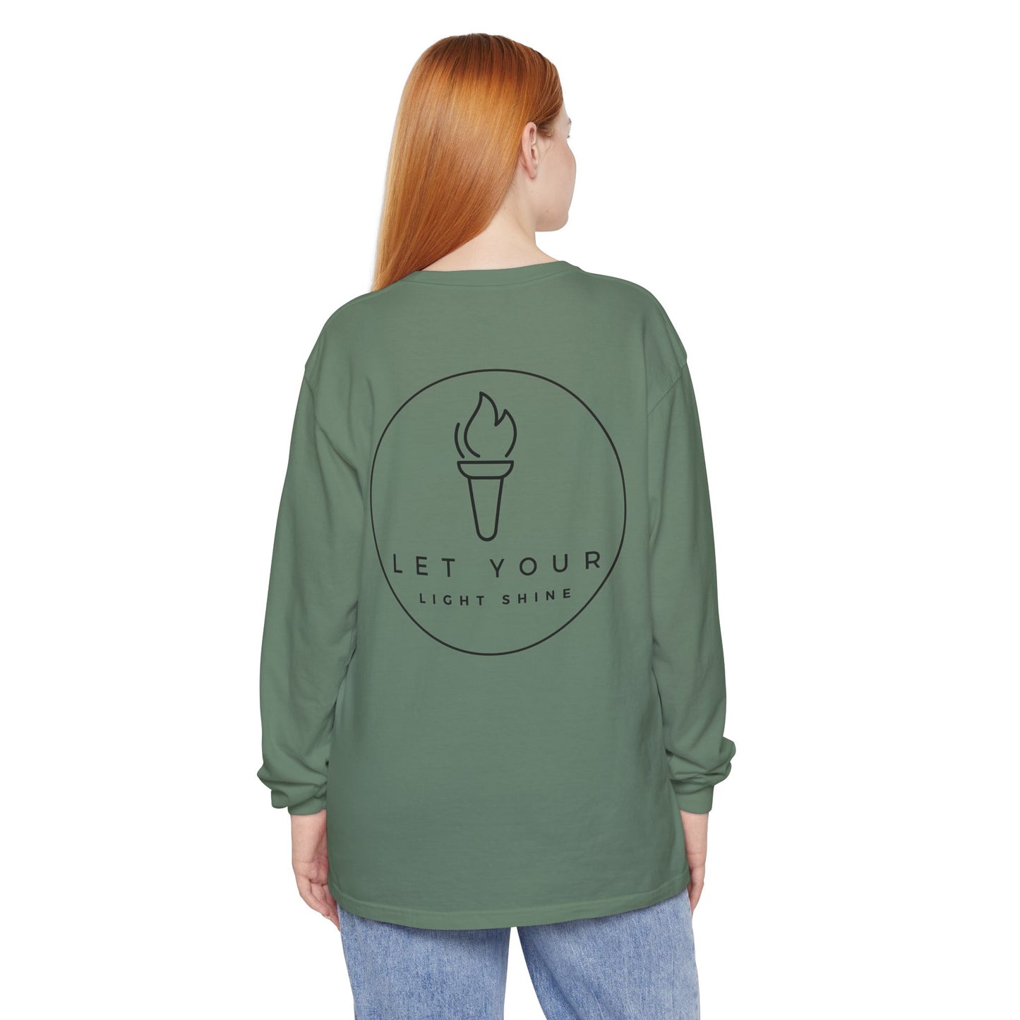 Let Your Light Shine Long Sleeve Tee (Matthew 17:20)