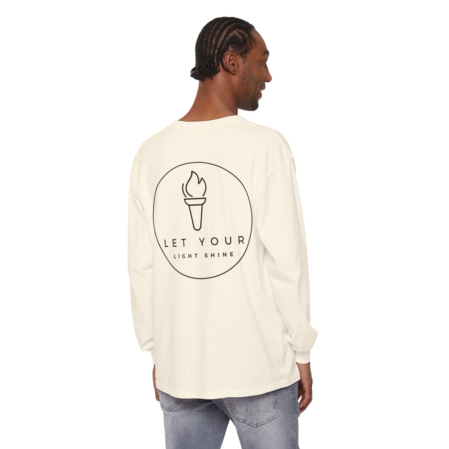 Let Your Light Shine Long Sleeve Tee (Matthew 17:20)
