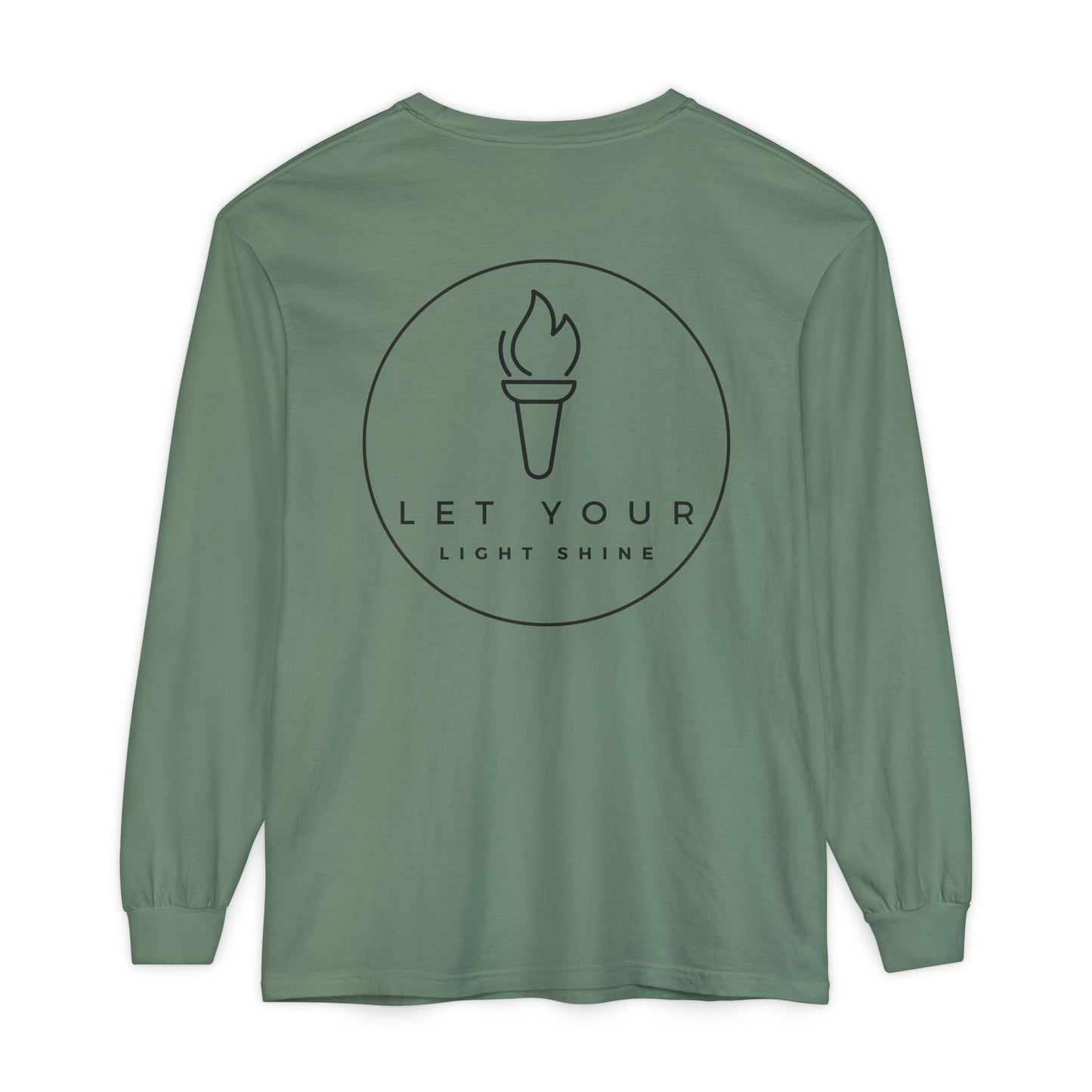 Let Your Light Shine Long Sleeve Tee (Matthew 17:20)