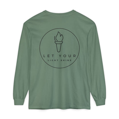 Let Your Light Shine Long Sleeve Tee (Matthew 17:20)