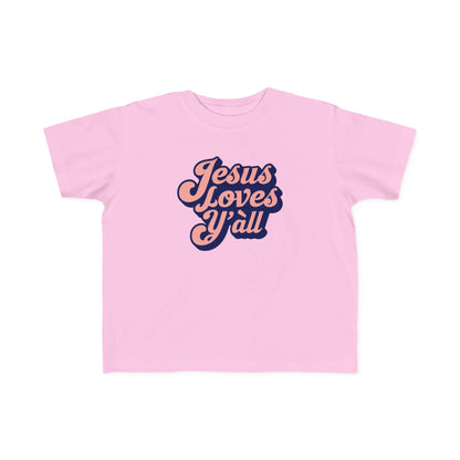 Jesus Loves Y'all Toddler Tee