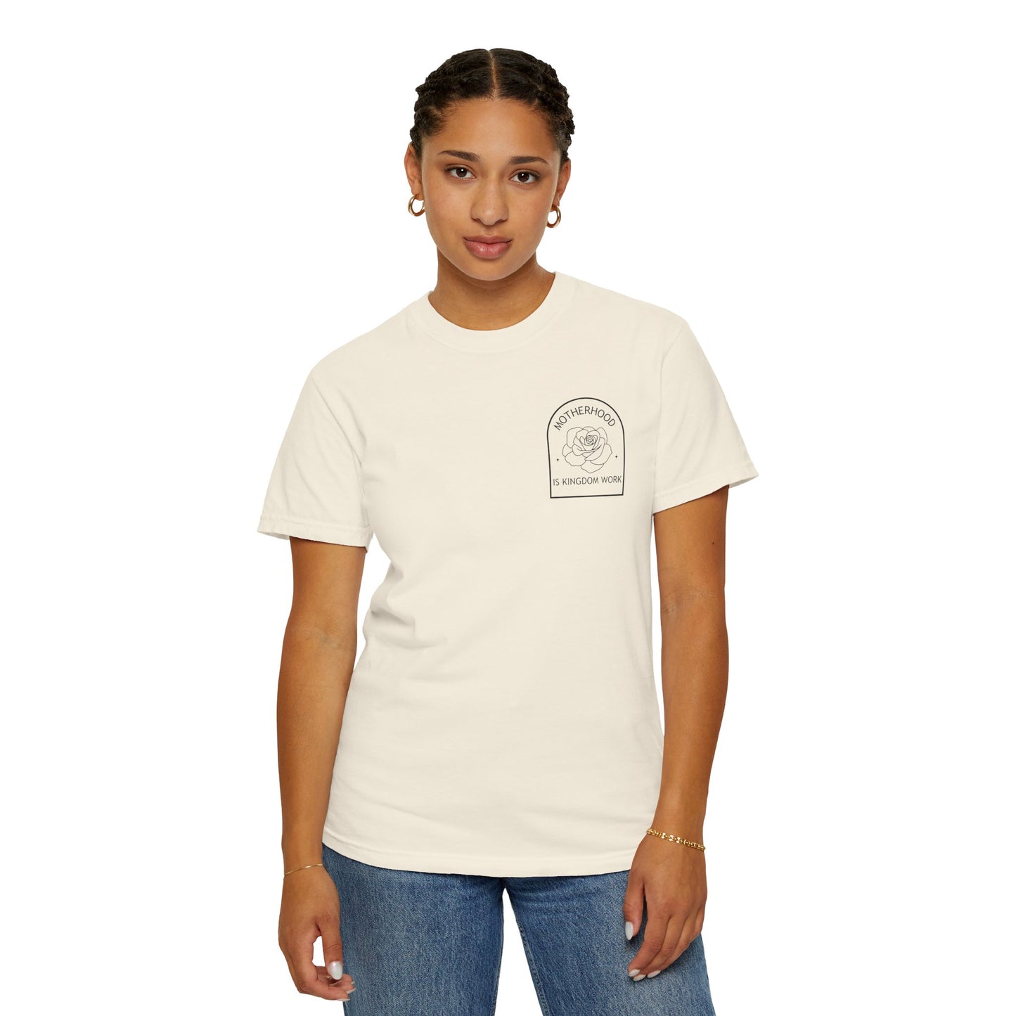 Motherhood Is Kingdom Work - Comfort Colors Tee