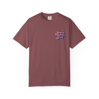 Comfort Colors Tee - Jesus Loves Y'all - Unisex T-shirt