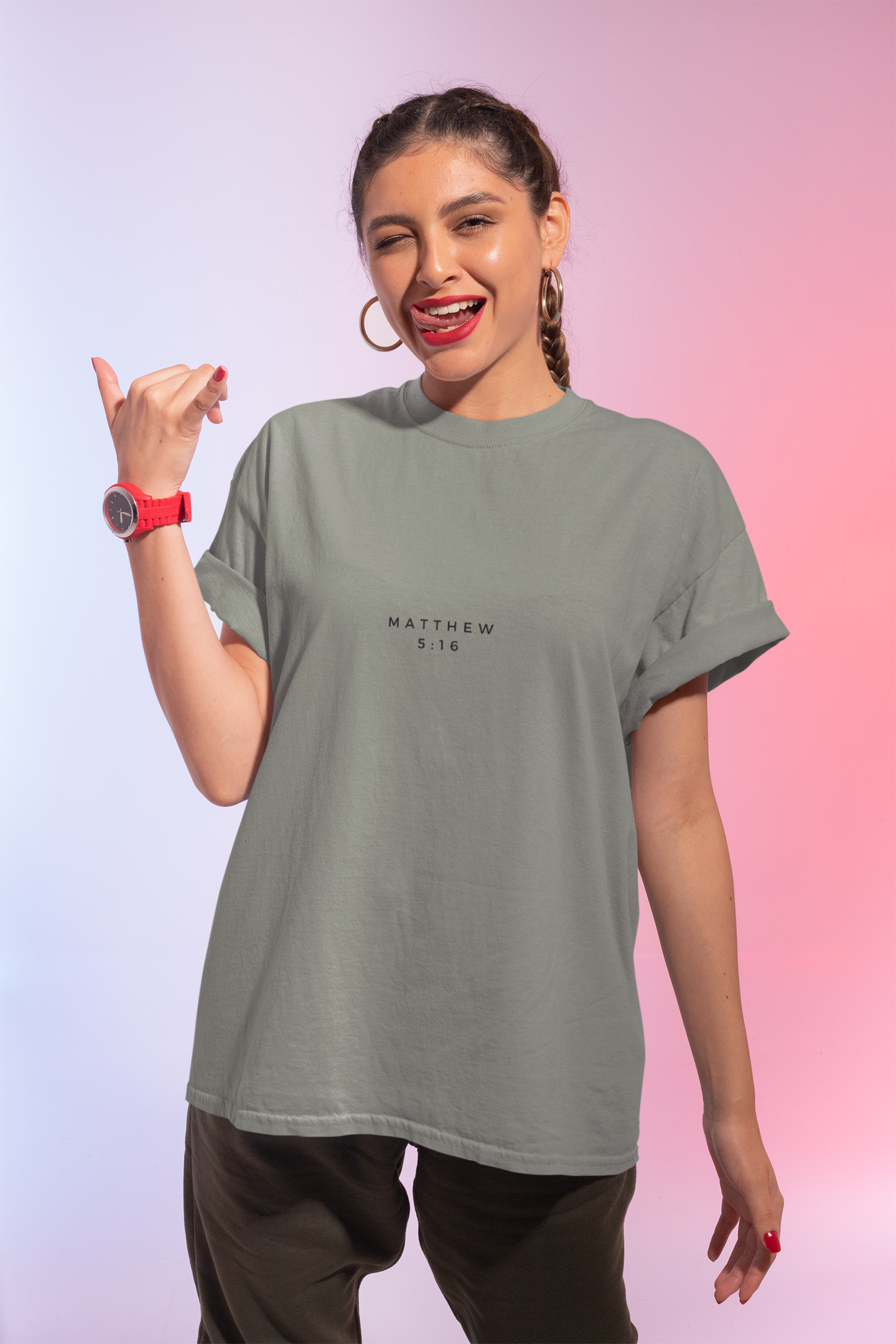 Let Your Light Shine Tee (Matthew 5:16)