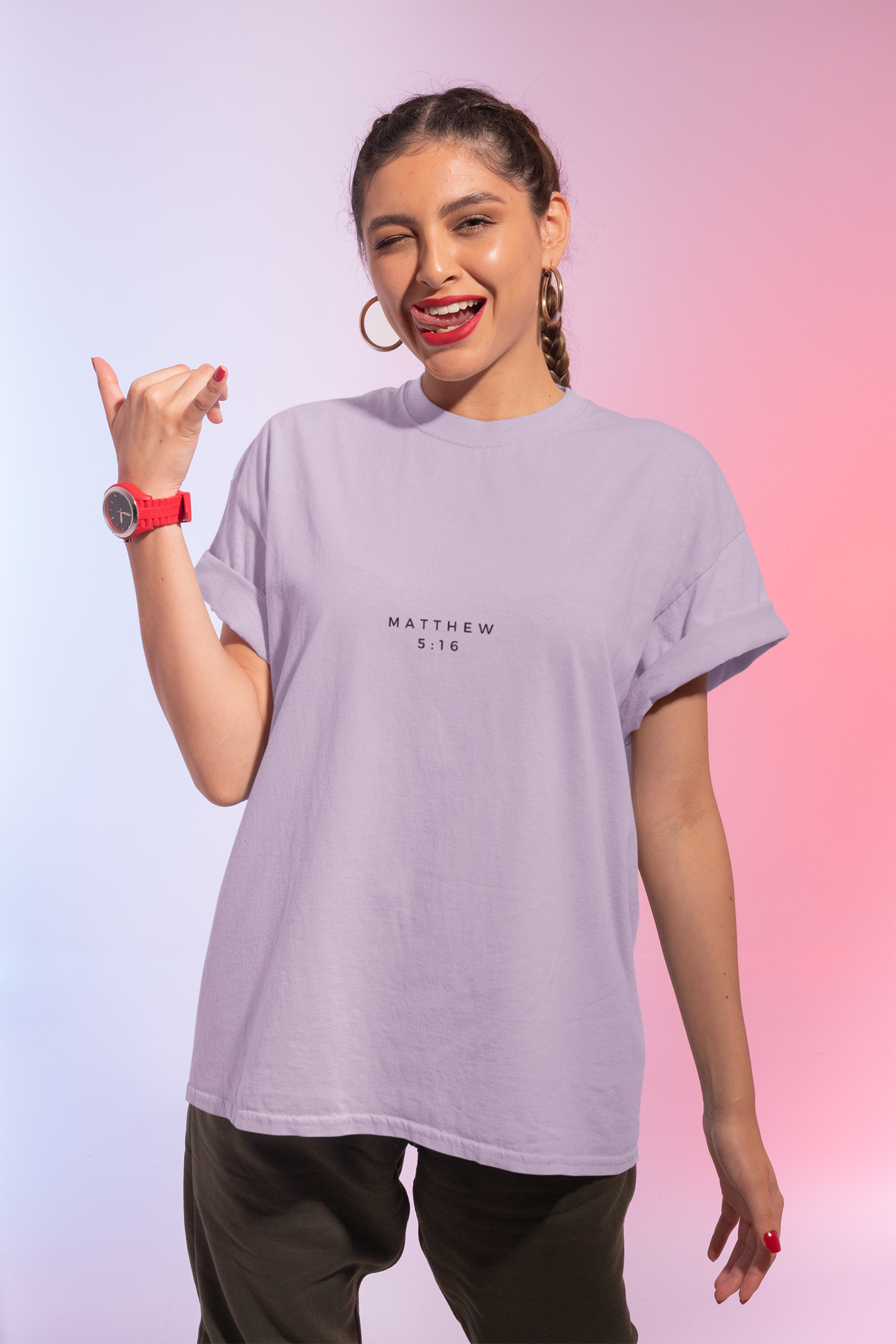 Let Your Light Shine Tee (Matthew 5:16)