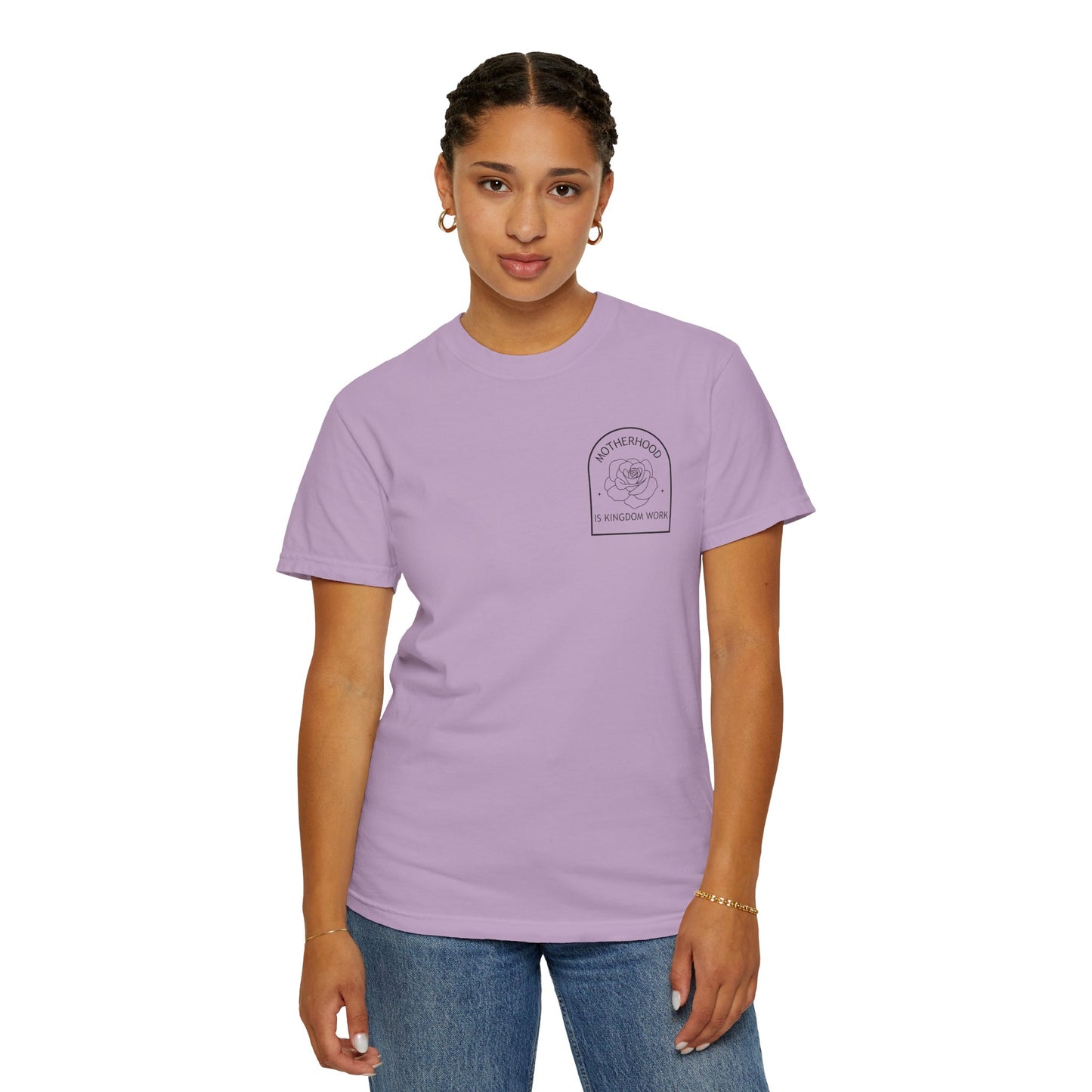 Motherhood Is Kingdom Work - Comfort Colors Tee