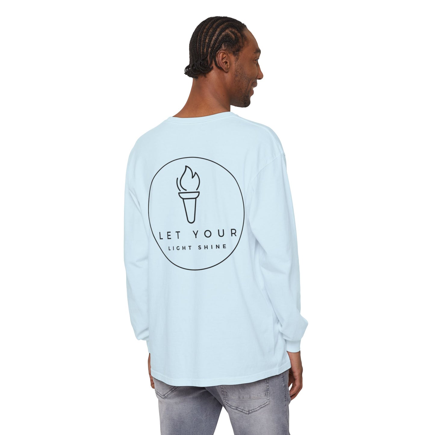 Let Your Light Shine Long Sleeve Tee (Matthew 17:20)