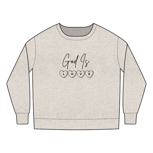 God is Love Toddler Sweatshirt