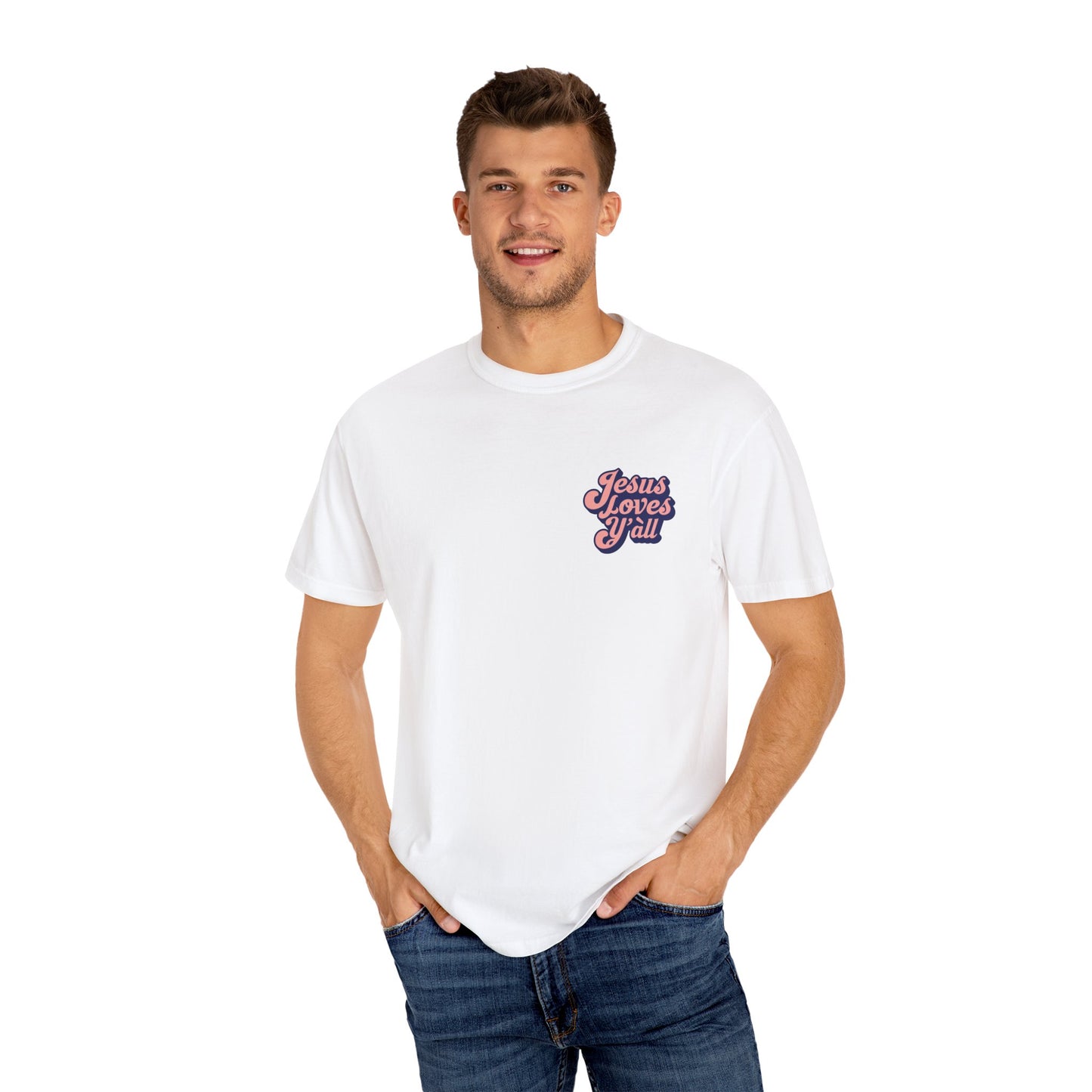 Comfort Colors Tee - Jesus Loves Y'all - Unisex T-shirt