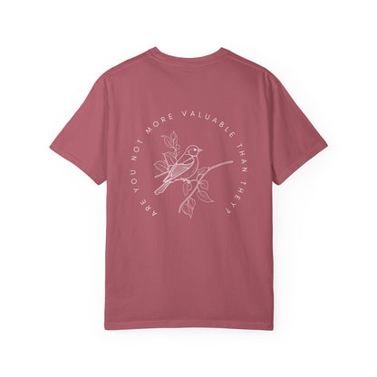 Are You Not More Valuable Than They? - Comfort Colors Tee