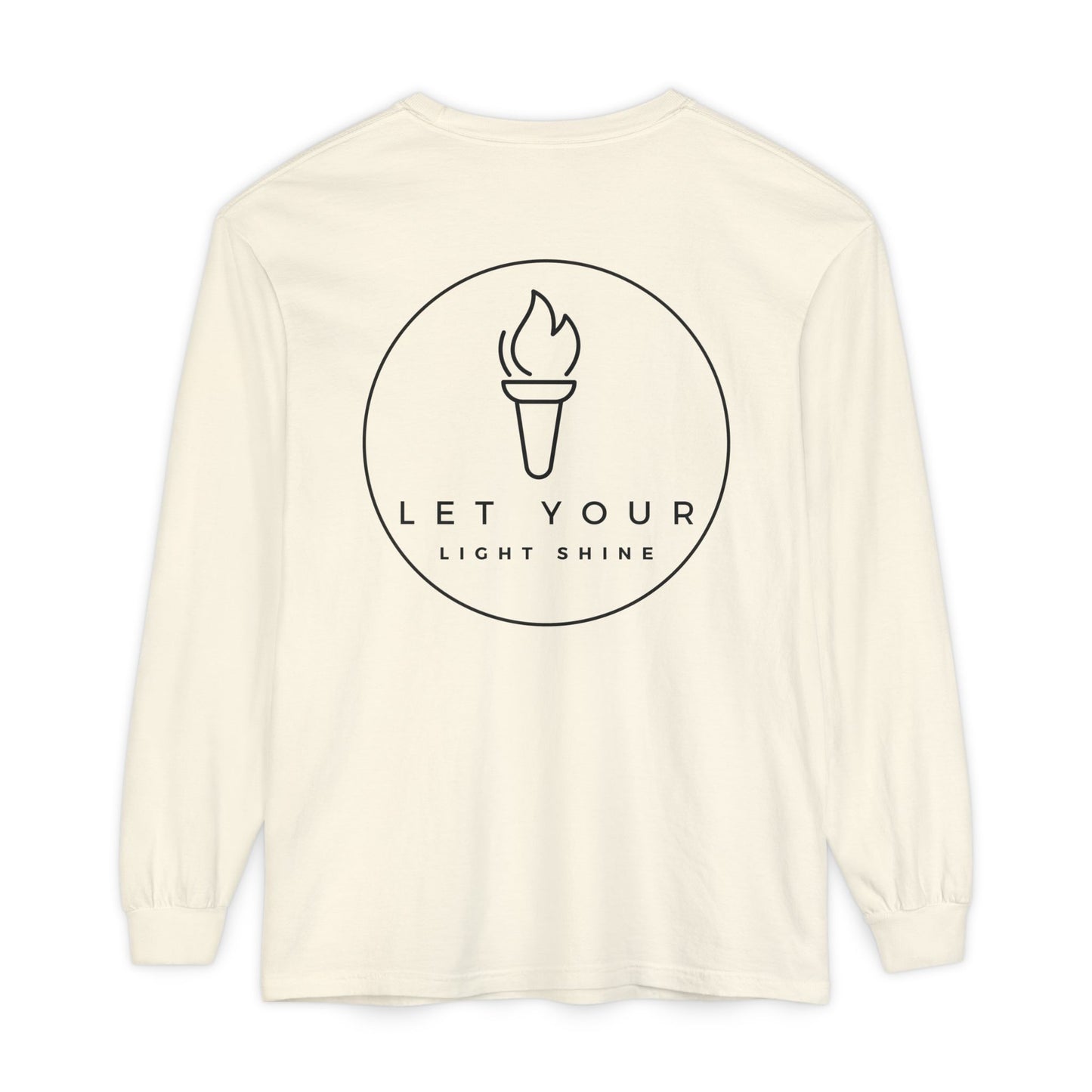 Let Your Light Shine Long Sleeve Tee (Matthew 17:20)
