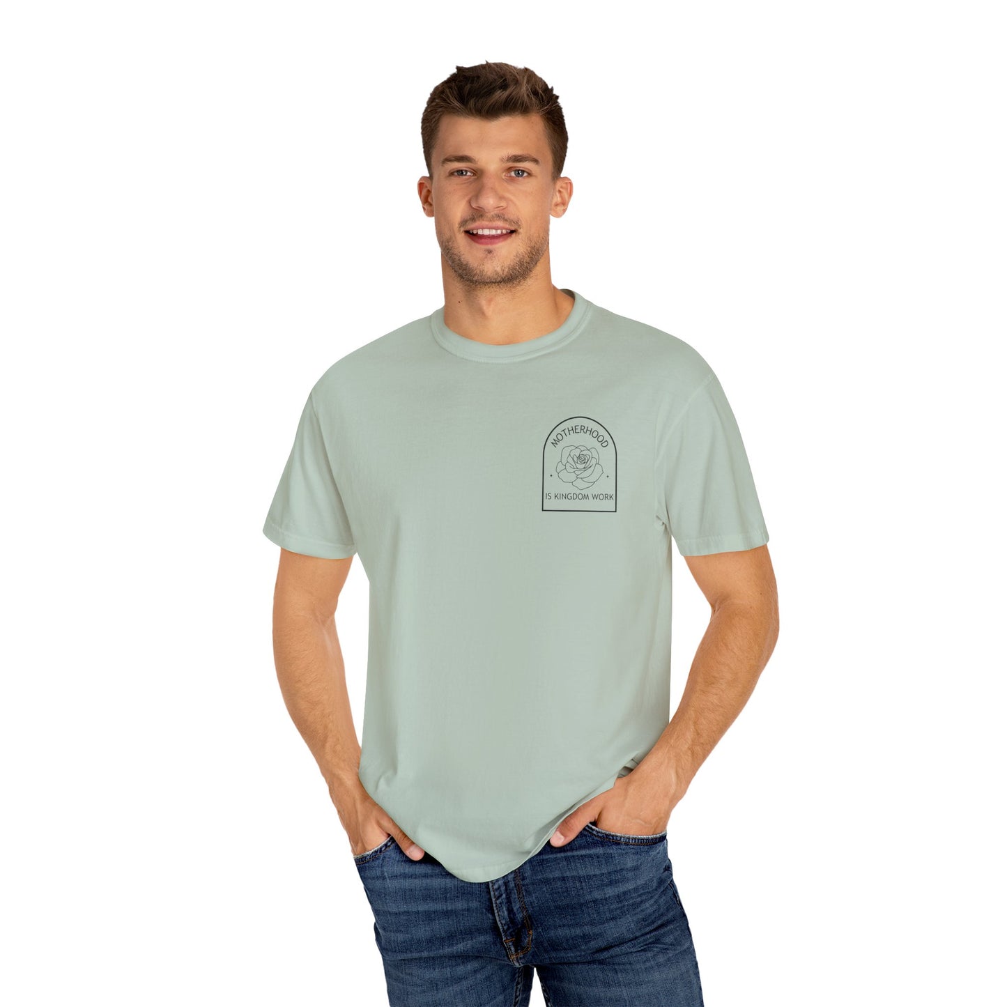 Motherhood Is Kingdom Work - Comfort Colors Tee