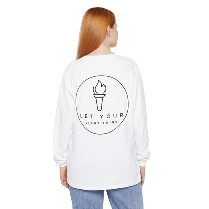 Let Your Light Shine Long Sleeve Tee (Matthew 17:20)