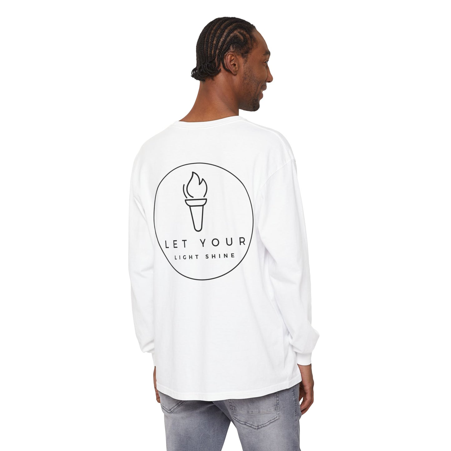 Let Your Light Shine Long Sleeve Tee (Matthew 17:20)